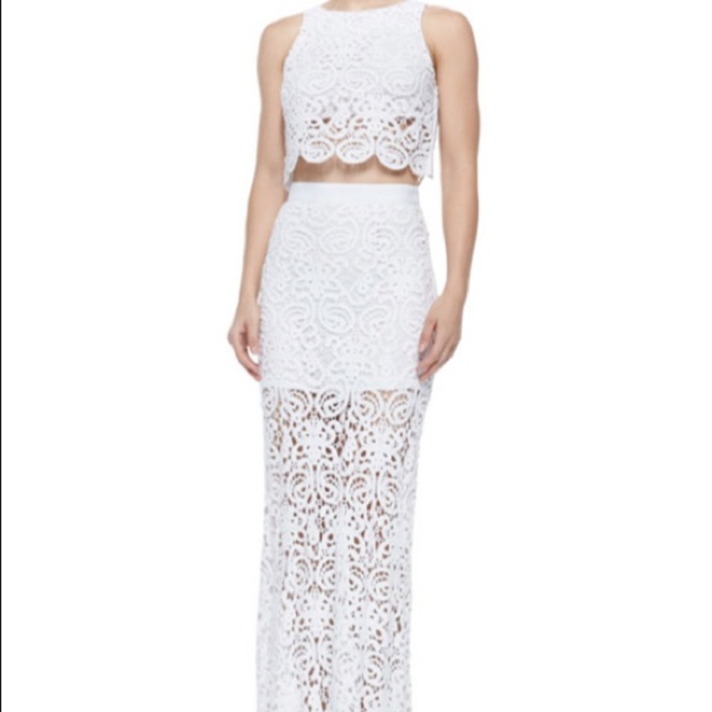Crocheted Top and Skirt